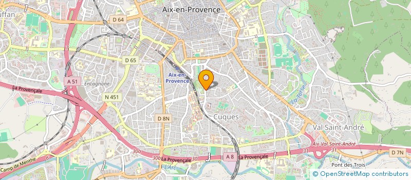 localisation de l'entreprise MADAME MAELLE AUTRET à AIX-EN-PROVENCE