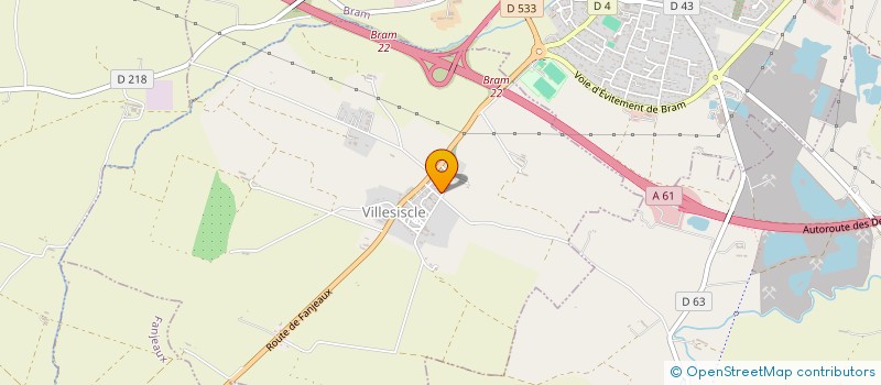 localisation de l'entreprise MADAME MAELLE AZAM  VILLESISCLE