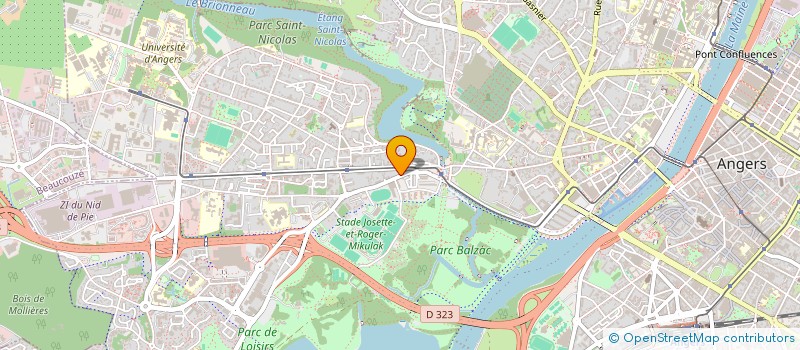 localisation de l'entreprise MADAME MAELLE BACKELANDT  ANGERS