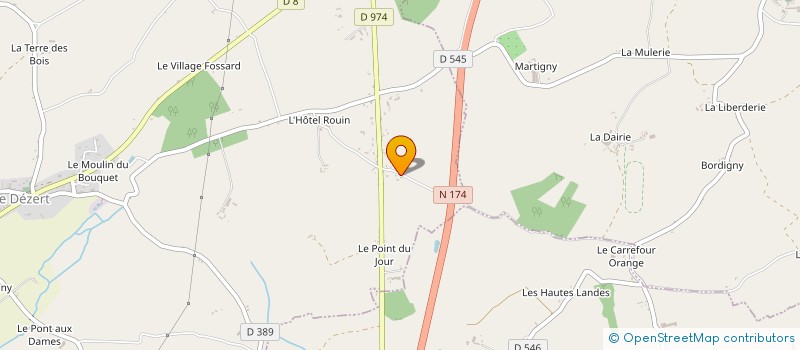 localisation de l'entreprise MADAME MAELLE BARBEY  PONT-HEBERT