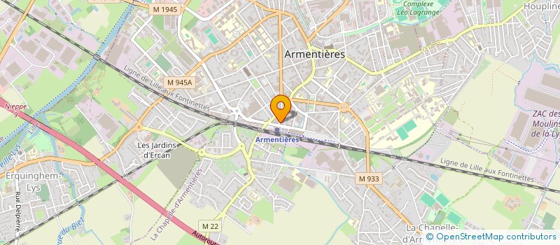 localisation de l'entreprise MADAME MAELLE BARROIS--LEGRAND  ARMENTIERES