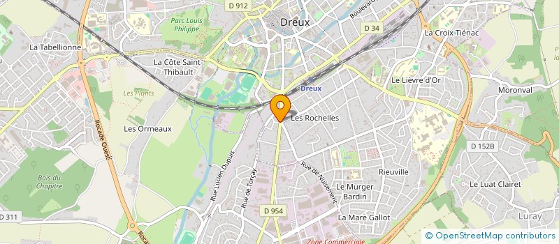 localisation de l'entreprise MADAME MAELLE BOITEAU  DREUX