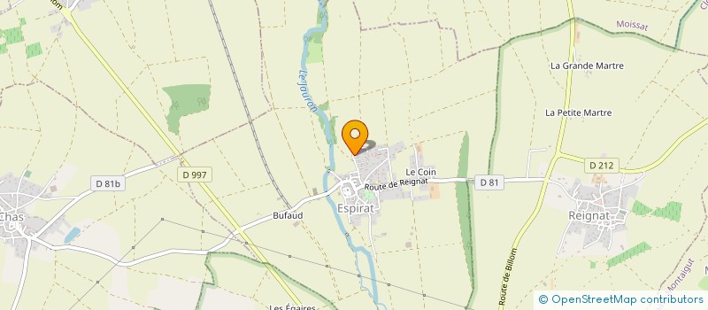 localisation de l'entreprise MADAME MAELLE BOURLETIAS  ESPIRAT