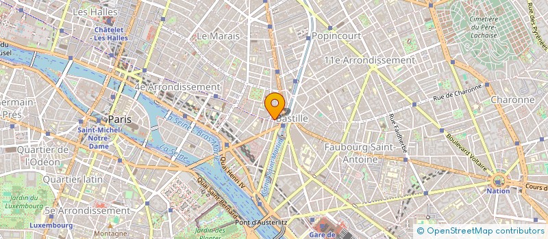 localisation de l'entreprise MADAME MAELLE BROQUET  PARIS