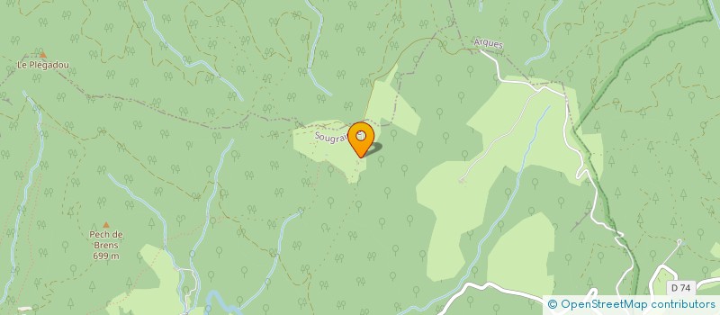 localisation de l'entreprise MADAME MAELLE BROSSELIN  SOUGRAIGNE