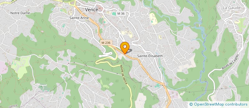 localisation de l'entreprise MADAME MAELLE BURBAN  VENCE