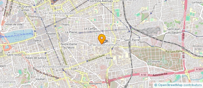 localisation de l'entreprise MADAME MAELLE CHABRILLAT à MARSEILLE