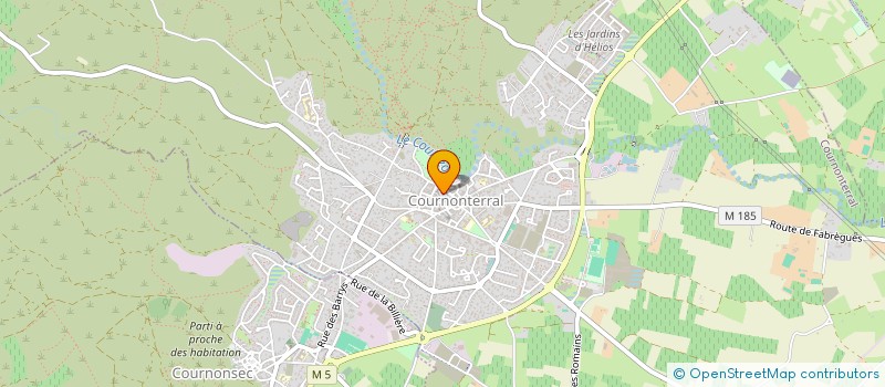 localisation de l'entreprise MADAME MAELLE CHARANDAK  COURNONSEC