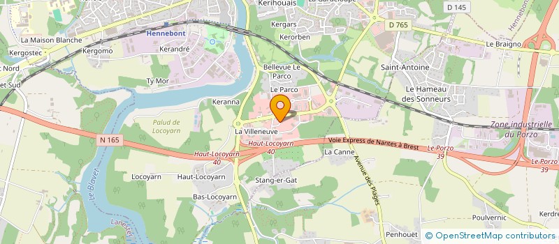 localisation de l'entreprise MADAME MAELLE CONAN  HENNEBONT