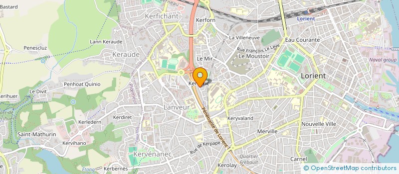 localisation de l'entreprise MADAME MAELLE CORNIL  LORIENT