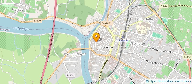 localisation de l'entreprise MADAME MAELLE COUE  LIBOURNE