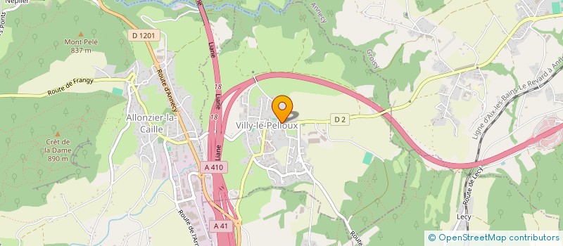 localisation de l'entreprise MADAME MAELLE DANESSE  VILLY-LE-PELLOUX