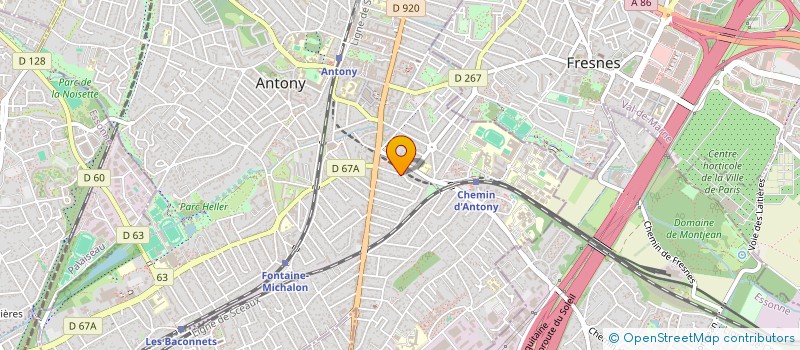 localisation de l'entreprise MADAME MAELLE DAVONG à ANTONY