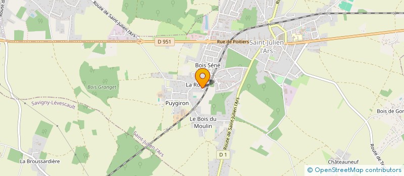 localisation de l'entreprise MADAME MAELLE DUBOIS  SAINT-JULIEN-L'ARS