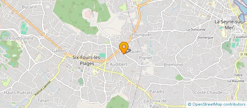 localisation de l'entreprise MADAME MAELLE DUBOIS à SIX-FOURS-LES-PLAGES