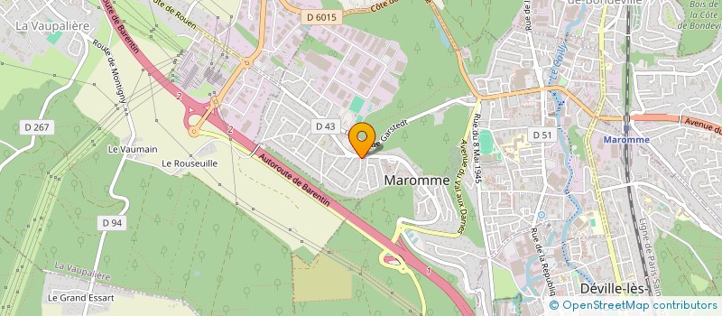 localisation de l'entreprise MADAME MAELLE ETELE  MAROMME