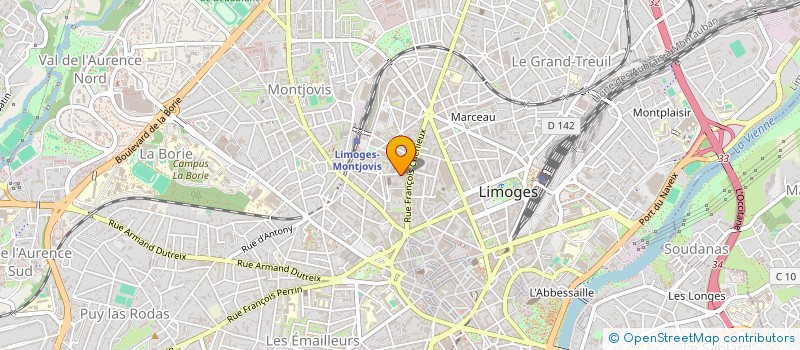 localisation de l'entreprise MADAME MAELLE FARGES à LIMOGES