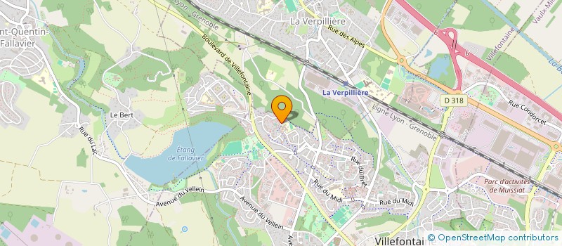 localisation de l'entreprise MADAME MAELLE FERNANDEZ  VILLEFONTAINE