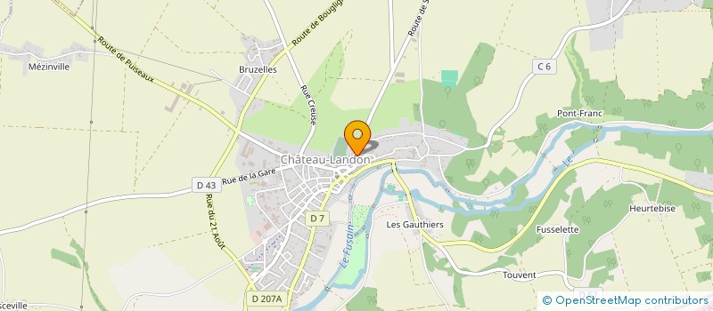 localisation de l'entreprise MADAME MAELLE FERRE  CHATEAU-LANDON