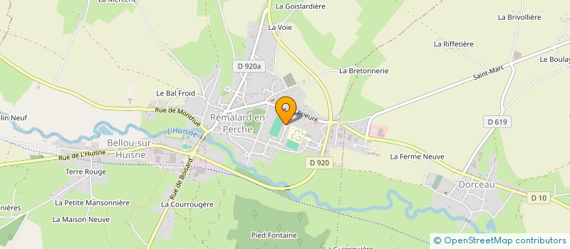 localisation de l'entreprise MADAME MAELLE FLICHY à REMALARD EN PERCHE