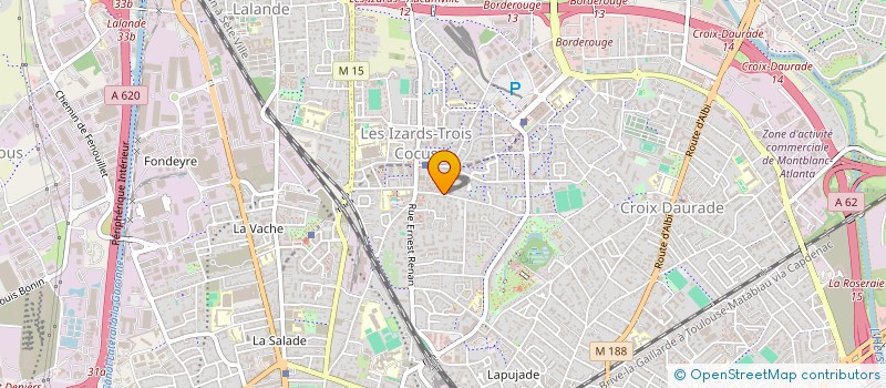 localisation de l'entreprise MADAME MAELLE FLOBINUS  TOULOUSE