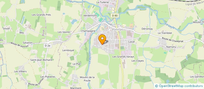 localisation de l'entreprise MADAME MAELLE FOULON  VONNAS