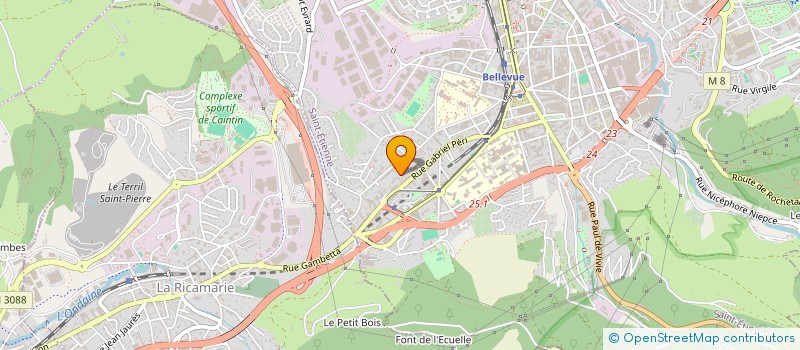 localisation de l'entreprise MADAME MAELLE GAUCHER  SAINT-ETIENNE