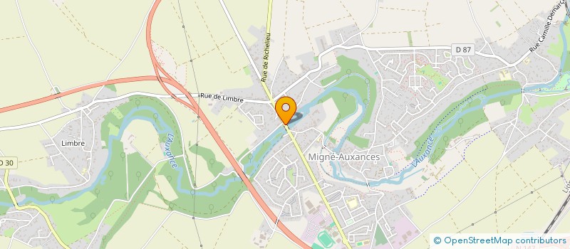 localisation de l'entreprise MADAME MAELLE GAUTIER à MIGNE-AUXANCES
