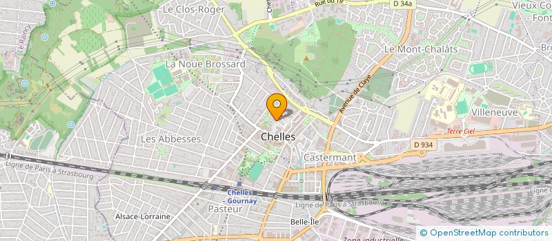 localisation de l'entreprise MADAME MAELLE GENSON  CHELLES