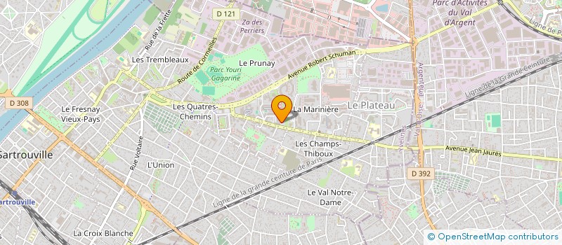 localisation de l'entreprise MADAME MAELLE GOULARD à SARTROUVILLE