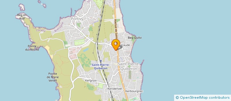 localisation de l'entreprise MADAME MAELLE GUERIN  SAINT-PIERRE-QUIBERON