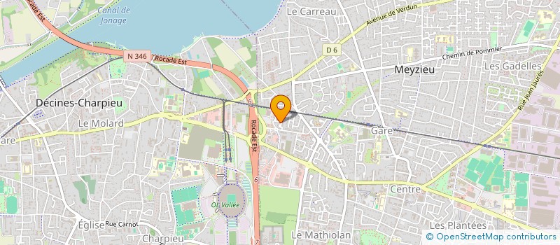 localisation de l'entreprise MADAME MAELLE GUICHARD  MEYZIEU