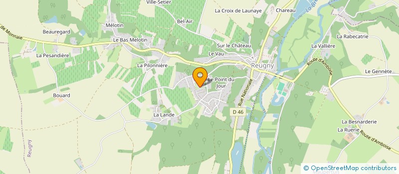 localisation de l'entreprise MADAME MAELLE GUILLEMET à REUGNY