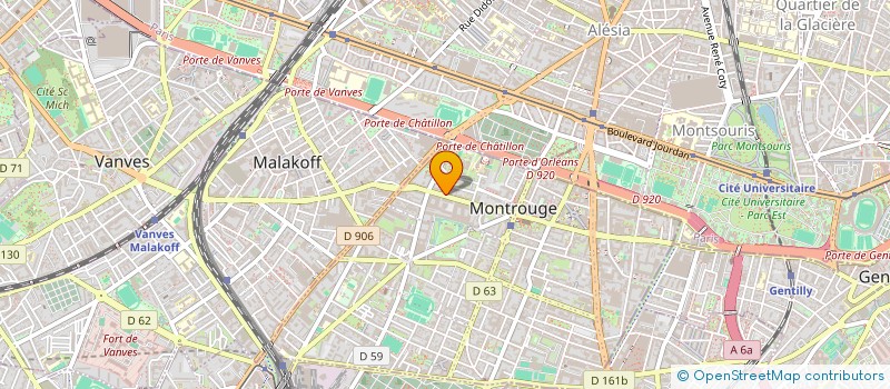 localisation de l'entreprise MADAME MAELLE HASCOET  MONTROUGE