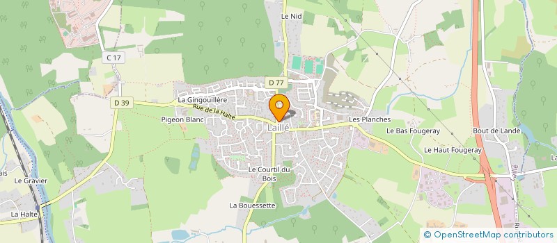 localisation de l'entreprise MADAME MAELLE HERRY  CHARTRES-DE-BRETAGNE