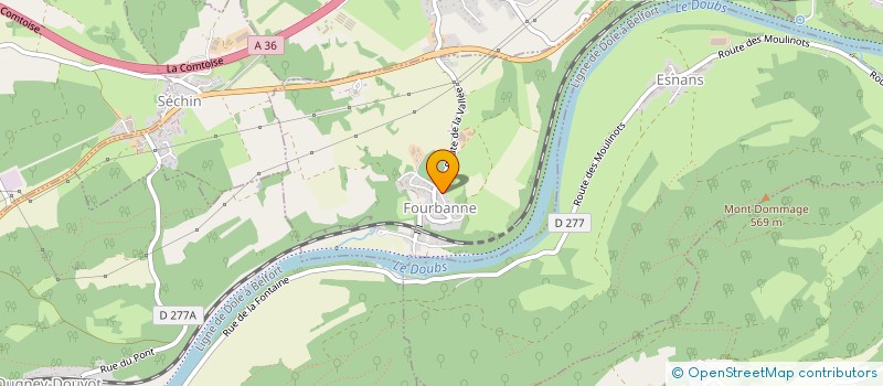 localisation de l'entreprise MADAME MAELLE IOOS  DANNEMARIE-SUR-CRETE