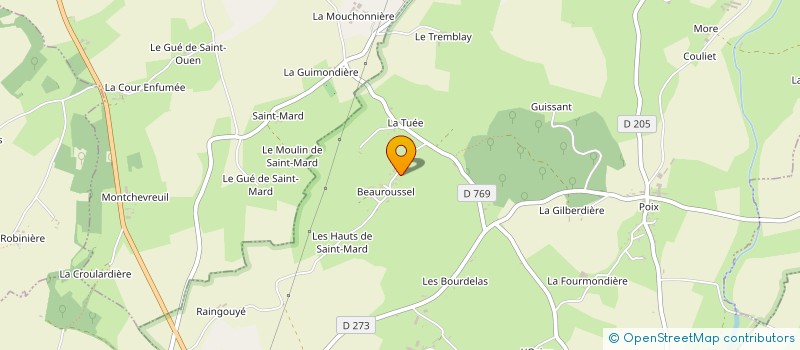 localisation de l'entreprise MADAME MAELLE JACQUET--ROUXELIN à SAINTE-CERONNE-LES-MORTAGNE