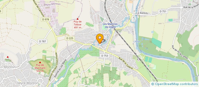 localisation de l'entreprise MADAME MAELLE JEANNE ALINE BLACHERE  VIC-LE-COMTE