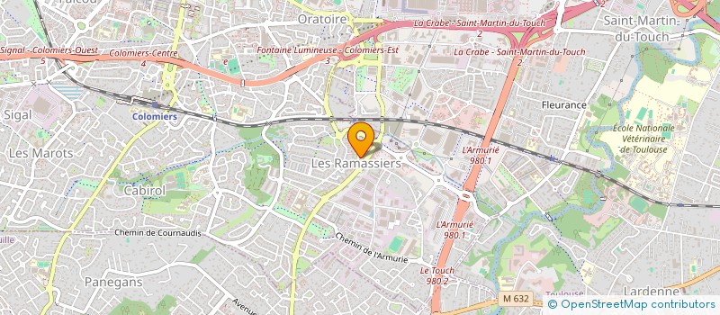 localisation de l'entreprise MADAME MAELLE KERAUDREN à COLOMIERS