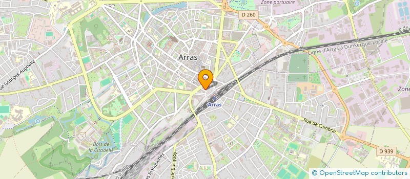 localisation de l'entreprise MADAME MAELLE KERGROHEN à ARRAS