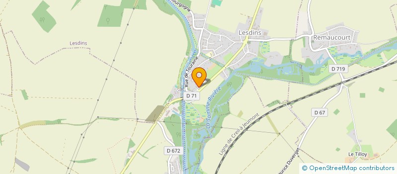 localisation de l'entreprise MADAME MAELLE KERVEILLANT  LESDINS