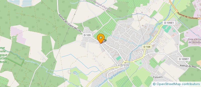 localisation de l'entreprise MADAME MAELLE KOSTUJ  LEOGNAN