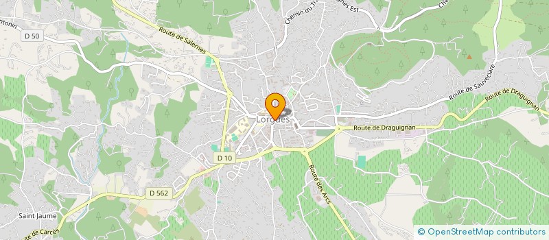 localisation de l'entreprise MADAME MAELLE LANG  LORGUES