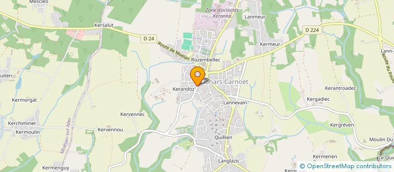 localisation de l'entreprise MADAME MAELLE LE BRIGANT  GUIDEL