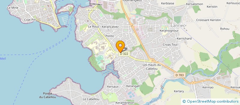 localisation de l'entreprise MADAME MAELLE LE GOFF  CONCARNEAU