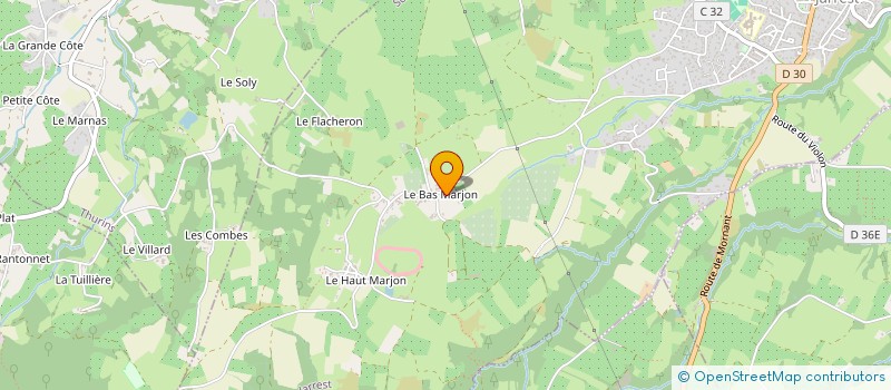 localisation de l'entreprise MADAME MAELLE LECOINTE  SOUCIEU-EN-JARREST