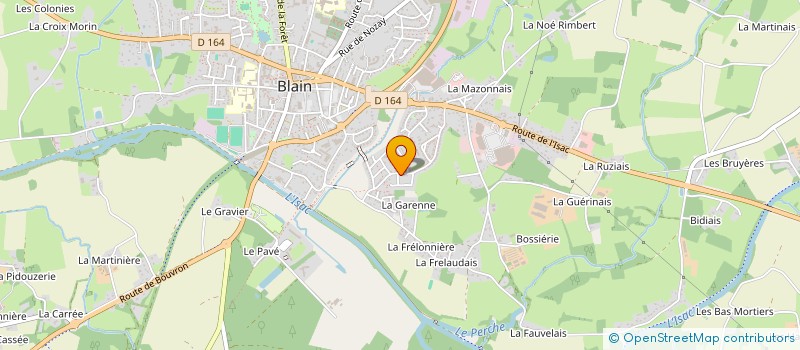 localisation de l'entreprise MADAME MAELLE LESAGE à BLAIN