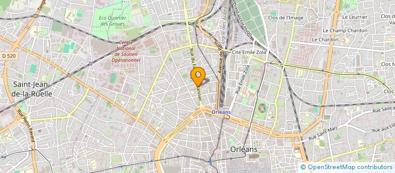 localisation de l'entreprise MADAME MAELLE LOUISOR  ORLEANS