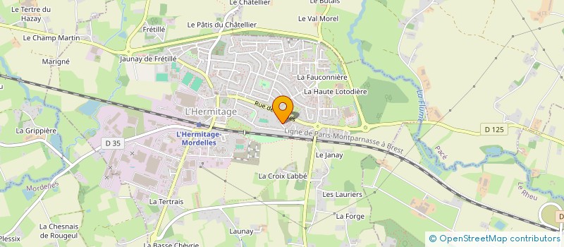 localisation de l'entreprise MADAME MAELLE LOYARTE  L'HERMITAGE