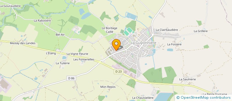 localisation de l'entreprise MADAME MAELLE MALLEJAC à MONTAIGU-VENDEE